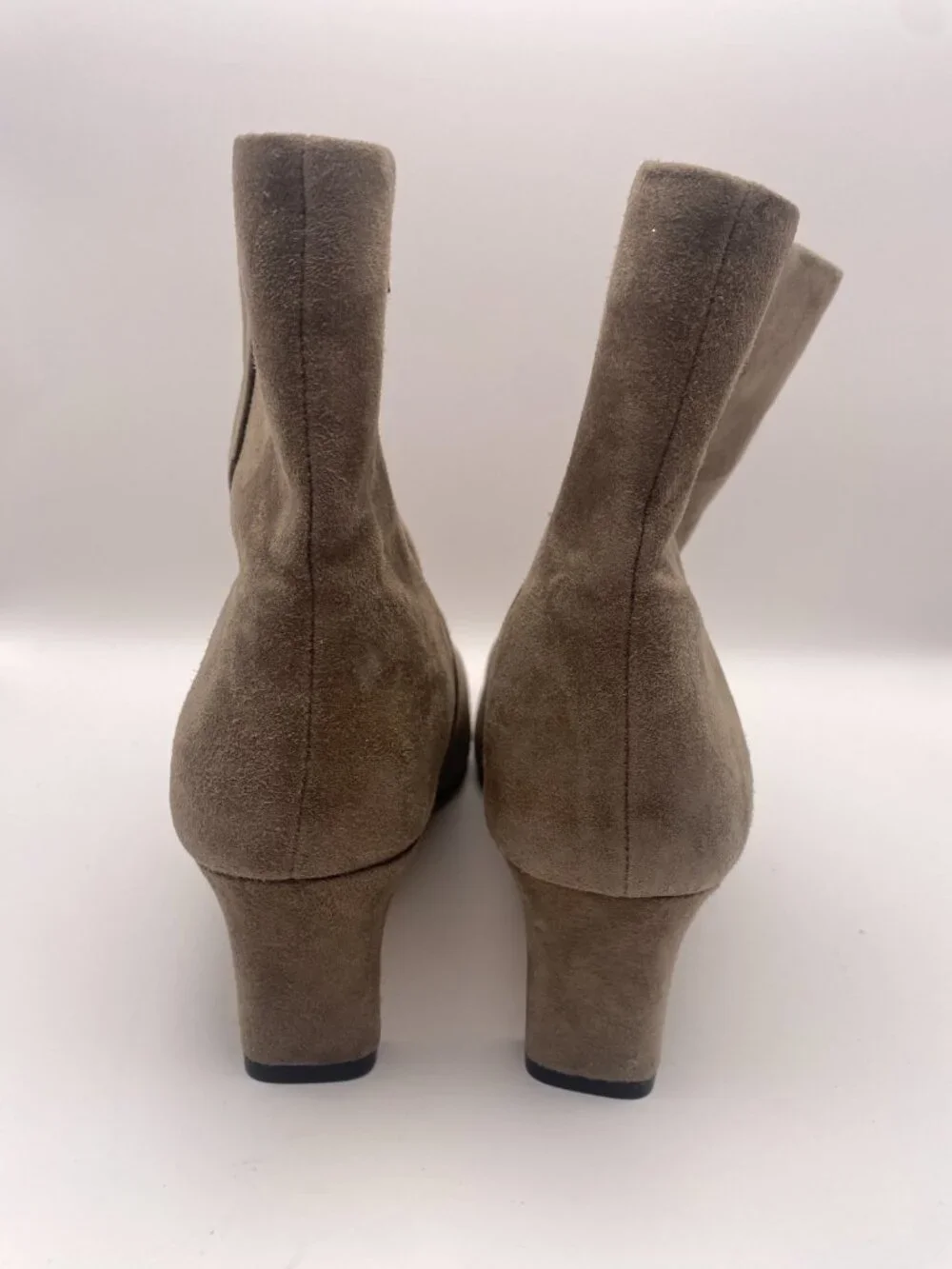 André Assous Women Winter Water Resistant Taupe Pointed Toe Bootie Sz 7.5